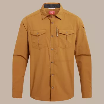 Craghoppers NosiLife Adventure LS Shirt III - Deep Henna, L dydis