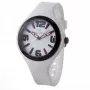 Folli Follie moteriškas keraminis laikrodis su baltu ciferblatu WF1Y045ZPW (40mm)