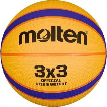 Molten 3x3 krepšinio kamuolys B33T2000 Guma 6 dydis FIBA oficialus žaidimo kamuolys