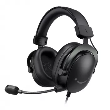 FIFINE H9 Virtual 7.1 studijos ausinės su mikrofonu, juodos