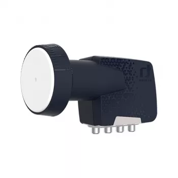 Inverto Quad Premium Universal LNB keitiklis - 4 išėjimai, 0,2 dB triukšmo rodiklis, 40 mm švitintuvas, juoda