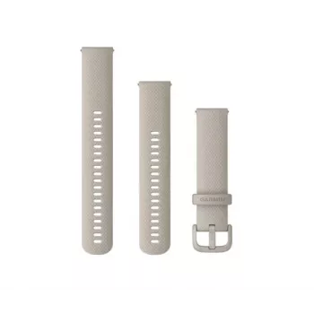 Garmin Quick Release silikoninis laikrodžio dirželis 20mm prancūziškai pilkas 010-13021-07