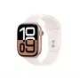Apple Watch Series 10 GPS + Cellular 46mm aliuminio korpusas su rožinio aukso sportine juosta