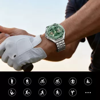 JOYROOM Venture Series JR-FV2 Pro AMOLED 1,43 colio 5 ATM išmanusis laikrodis su Bluetooth skambučiais - sidabrinis