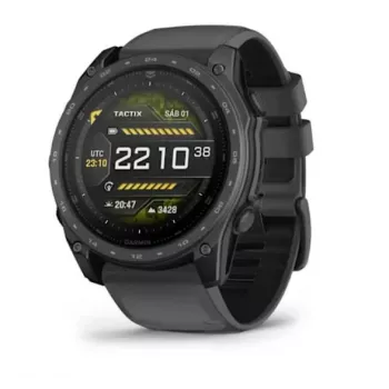 Garmin tactix 8 – 51 mm, AMOLED, Cerakote danga, Applied Ballistics Ultralight Solver, pilka skalūno spalva