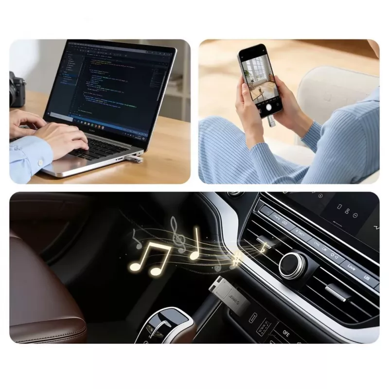 ORICO U301 256GB dviguba USB-A USB-C 3.2 Gen 1 atmintinė, sidabrinė