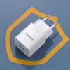 DUDAO A13Pro EU GaN 33W PPS USB-C/USB sieninis įkroviklis - baltas