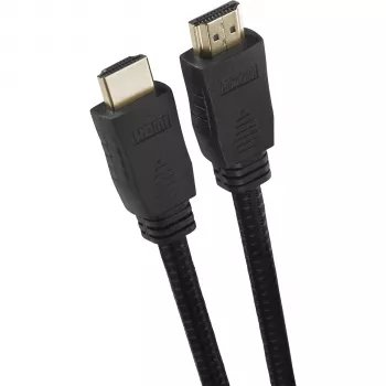 One For All Premium High Speed HDMI laidas su Ethernet, 3,0 m, 4K@60Hz, HDR, ARC, HDCP 2.2, auksu padengtas, juodas