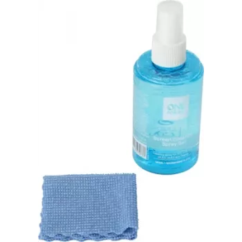 One For All CS4012 ekrano valymo rinkinys su 120ml purškikliu ir mikropluošto šluoste