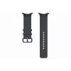 Samsung Sport Band M/L, skirtas Galaxy Watch 9, Watch 8, Watch 7, Watch 6, Watch 5, Watch 4 - juoda fluoroelastomerinė