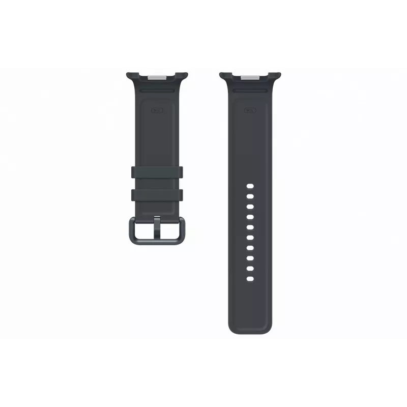 Samsung Sport Band M/L, skirtas Galaxy Watch 9, Watch 8, Watch 7, Watch 6, Watch 5, Watch 4 - juoda fluoroelastomerinė