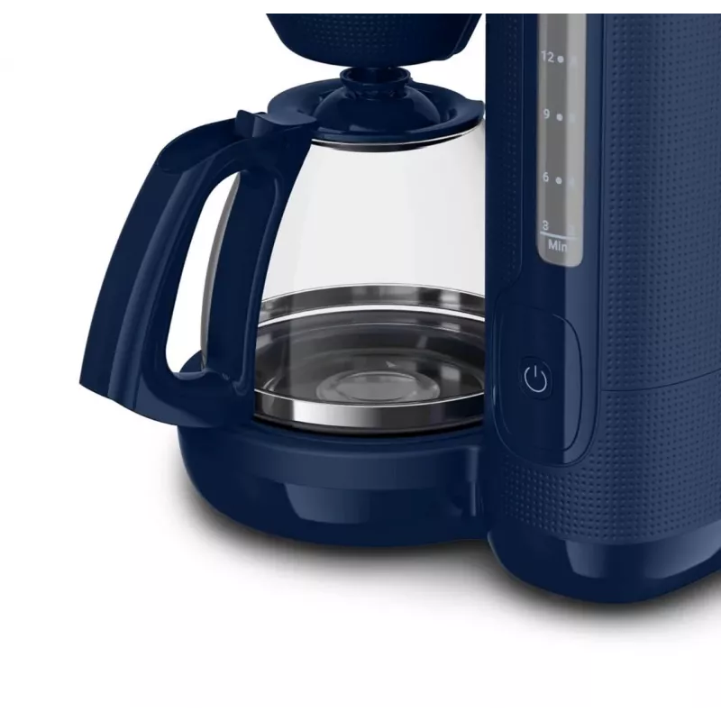 TEFAL CM2M1410 Morning lašelinio kavos aparatas juodos ir nerūdijančio plieno spalvos, 1000W, 1.25L, 10-15 puodelių