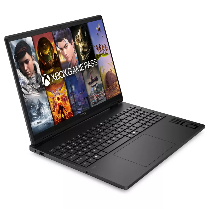 OMEN by HP HyperX 15-gb0058ng žaidimų nešiojamasis kompiuteris - AMD Ryzen 5 240, NVIDIA GeForce RTX 5060, 16GB DDR5, 512GB SSD, 15,6 colio FHD 240Hz IPS, Windows 11 Home, Shadow Black