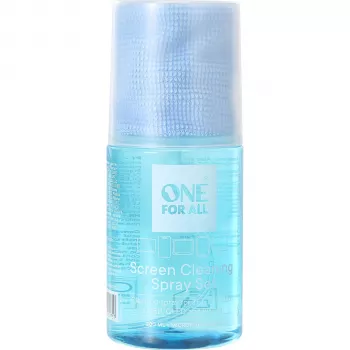 One For All CS4020 ekrano valymo rinkinys su 200 ml purškikliu ir mikropluošto šluoste