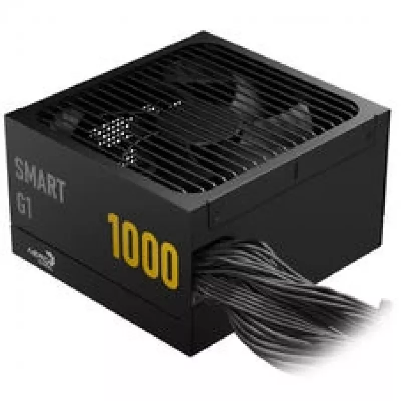 Aerocool Smart G1 80 PLUS Gold maitinimo blokas, PCIe 5.1, ATX 3.1 - 1000 W, juodas