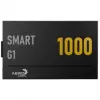 Aerocool Smart G1 80 PLUS Gold maitinimo blokas, PCIe 5.1, ATX 3.1 - 1000 W, juodas