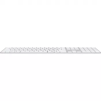 Apple Magic Keyboard su Touch ID ir skaičių klaviatūra, rusiškas išdėstymas, baltais klavišais (MXK73RS/A)