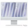 Apple iMac 24 inch sidabrinis M4 10 branduolių CPU 10 branduolių GPU 24GB RAM 512GB SSD Gigabit Ethernet vokiška klaviatūra