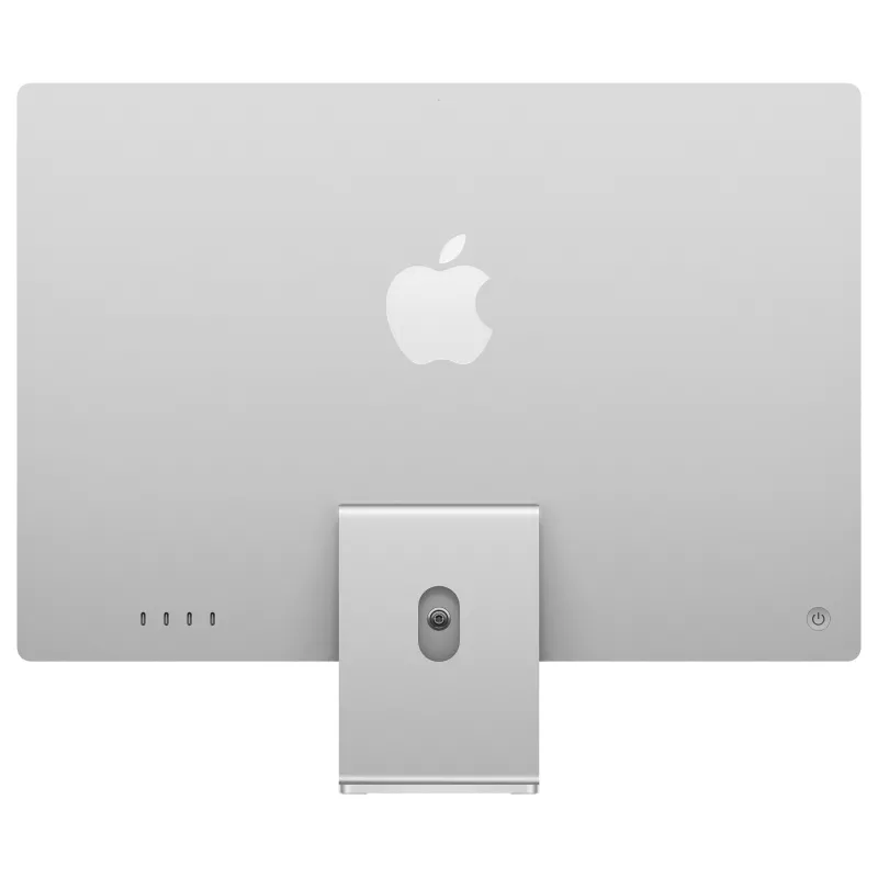 Apple iMac 24 inch sidabrinis M4 10 branduolių CPU 10 branduolių GPU 24GB RAM 512GB SSD Gigabit Ethernet vokiška klaviatūra