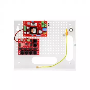 ATTE IP-5-11-E 5 prievadų Fast Ethernet PoE komutatorius su 4 PoE prievadais, 78W biudžetu, Extend Mode ir prievadų izoliacija