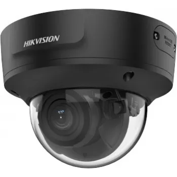 Hikvision DS-2CD2743G2-IZS 4MP lauko kupolinė IP vaizdo kamera su 2,8-12 mm motorizuotu varifokaliniu objektyvu, AcuSense, 120dB WDR, IP67, IK10, juoda