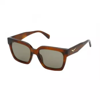 Zadig & Voltaire moteriški SZV407 akiniai nuo saulės - acetato rėmelis, UV400 apsauga, 54/18/140 mm