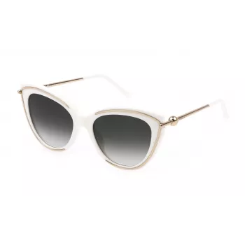 FURLA SFU889-550847 Moteriški akiniai nuo saulės - 55/18/140, UV400 apsauga, pilno apvado plastikinis rėmas su dėklu