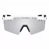 Philipp Plein Sport vyriški akiniai nuo saulės SSP001-9905WW - juodas rėmelis, pilki lęšiai, 99mm