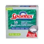 Spontex muiluotos kempinėlės su 30% muilo plieno vata, 10 vnt.