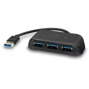 Speedlink Snappy Evo 4 prievadų USB 3.1 šakotuvas (SL-140109-BK)
