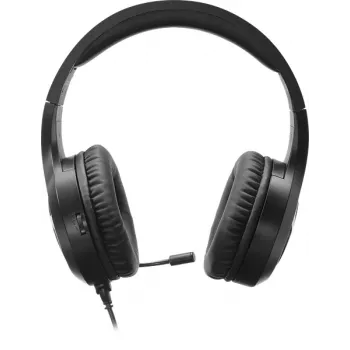 SPEEDLINK SL-450305-BK laidinis ausinis žaidimų ausinių rinkinys su triukšmą slopinančiu mikrofonu, USB-A, 30 mm tvarkyklės, 1,8 m laidas, juoda