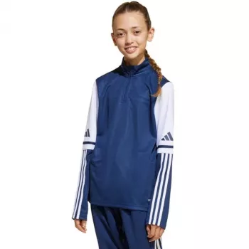adidas Squadra 25 vaikų treniruočių marškinėliai tamsiai mėlyni JD3025 128cm