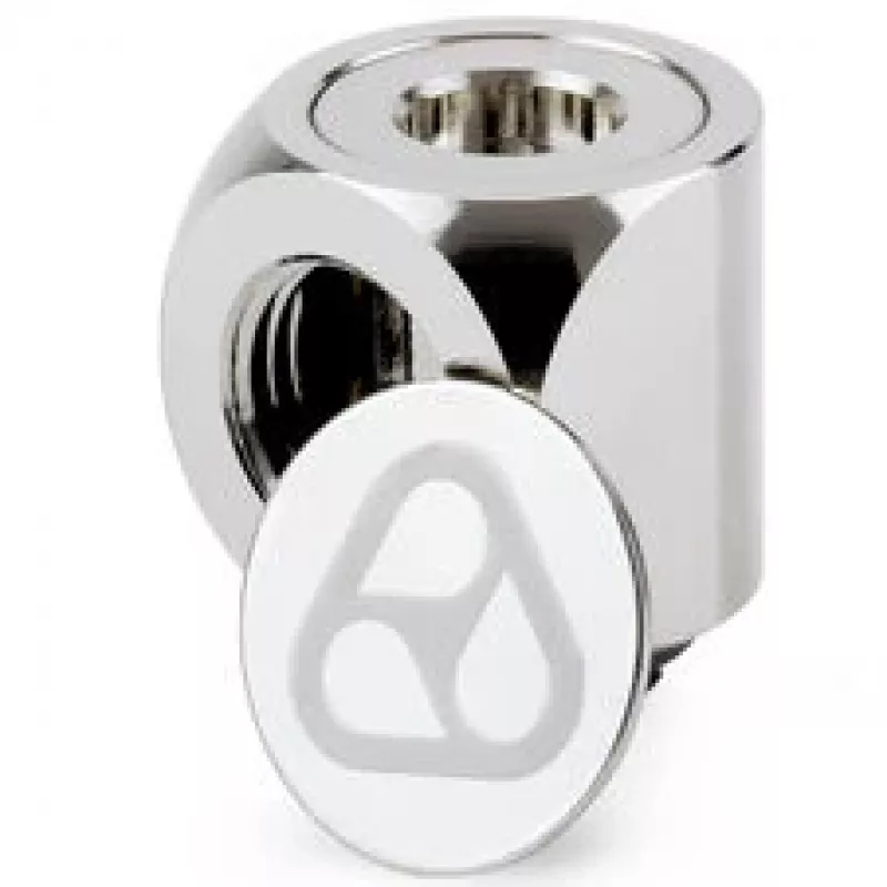 Thermal Grizzly DeltaMate Rotary Fitting 90° G1/4 colio Gloss Nickel – 6 vnt.