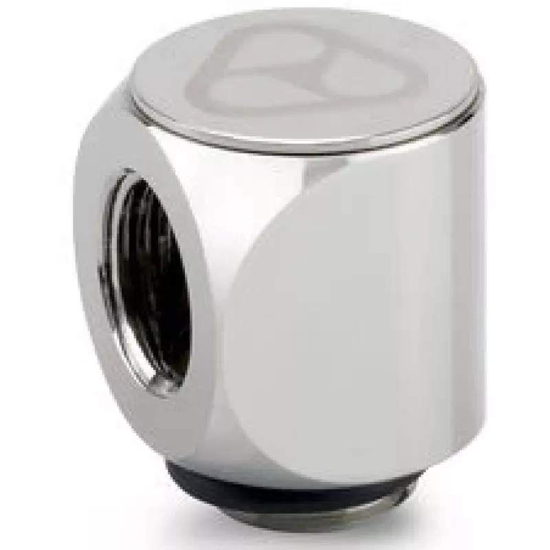 Thermal Grizzly DeltaMate Rotary Fitting 90° G1/4 colio Gloss Nickel – 6 vnt.