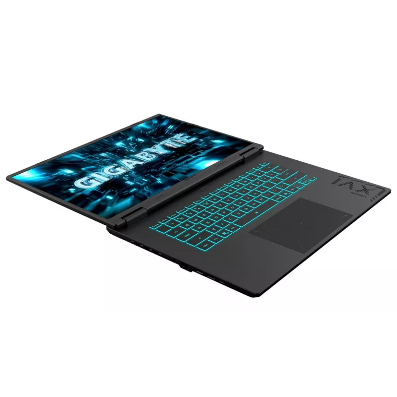 GIGABYTE GAMING A16 PRO DXHG4EECC4SD žaidimų nešiojamasis kompiuteris, 16 colių QHD+ 165Hz, Intel Core 7 240H, 32GB LPDDR5X, 1TB SSD, RTX 5070 Ti 12GB, be OS, pilka