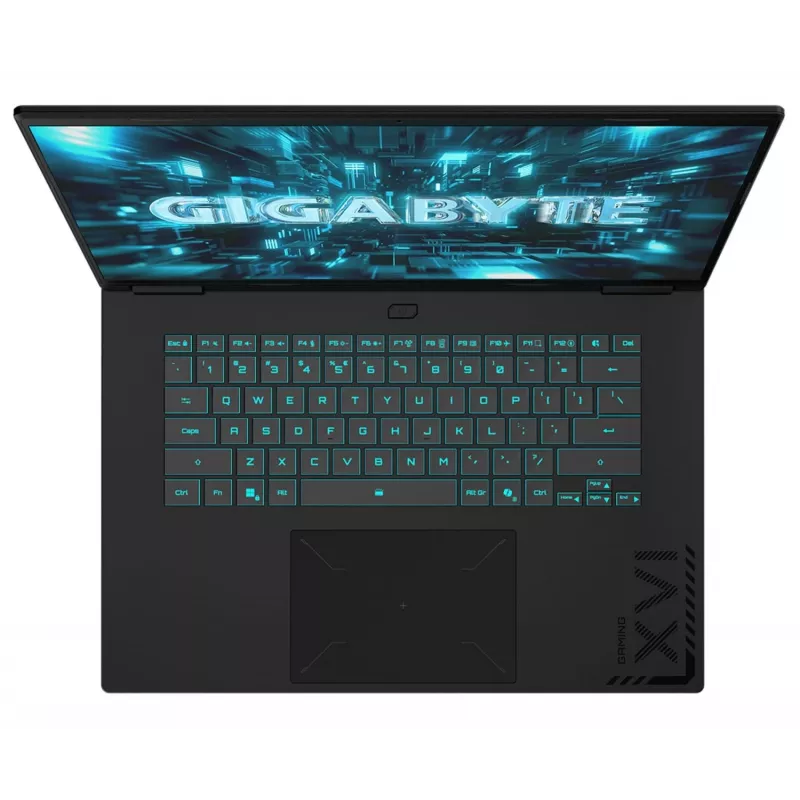 GIGABYTE GAMING A16 PRO DXHG4EECC4SD žaidimų nešiojamasis kompiuteris, 16 colių QHD+ 165Hz, Intel Core 7 240H, 32GB LPDDR5X, 1TB SSD, RTX 5070 Ti 12GB, be OS, pilka