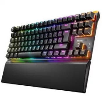 be quiet! Light Mount TKL tyli taktilinė mechaninė žaidimų klaviatūra, RGB foninis apšvietimas, be skaičių bloko, laidinė, juoda