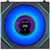 Lian Li UNI FAN SL-INF 120 FLEX LCD Wireless ARGB 3 rinkinys juodos spalvos su valdikliu