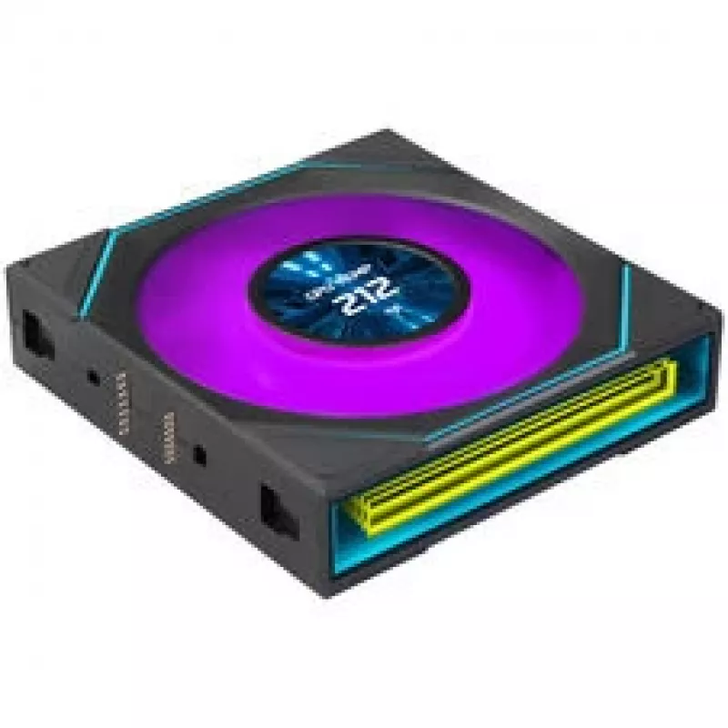 Lian Li UNI FAN SL-INF 120 FLEX LCD Wireless ARGB 3 rinkinys juodos spalvos su valdikliu