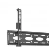 B-TECH AV BT8448-150/BB itin didelės universalios plokščiaekranės lubų tvirtinimo detalės su 1,5 m Ø50 mm strypu, VESA iki 1100x700, 130 kg, juodos spalvos