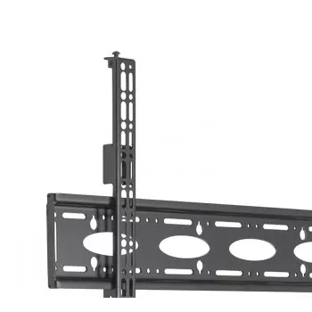 B-TECH AV BT8448-150/BB itin didelės universalios plokščiaekranės lubų tvirtinimo detalės su 1,5 m Ø50 mm strypu, VESA iki 1100x700, 130 kg, juodos spalvos
