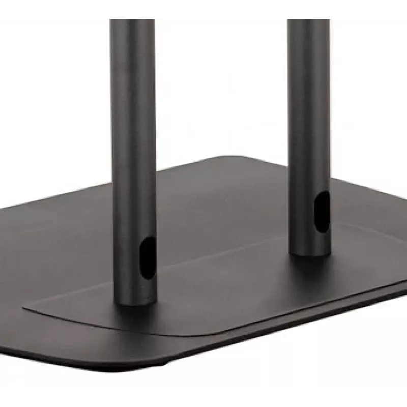 B-TECH AV SYSTEM X - Universalus žemo profilio grindinis stovas plokščiaekraniams televizoriams (VESA 600 x 400) - 0,75m Ø50mm stulpai