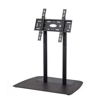 B-TECH AV SYSTEM X - Universalus žemo profilio grindinis stovas plokščiaekraniams televizoriams (VESA 600 x 400) - 0,75m Ø50mm stulpai