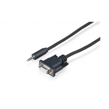 Sony CAB-RSJA1 RS-232C serijinio valdymo laidas - DB9 moteriška į 3,5 mm mini lizdą vyriška, 2,5 m, juoda