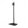 B-TECH AV BT8571/BB universalus plokščiaekranis grindinis stovas su 1,8 m Ø50 mm stulpu, VESA 200x200