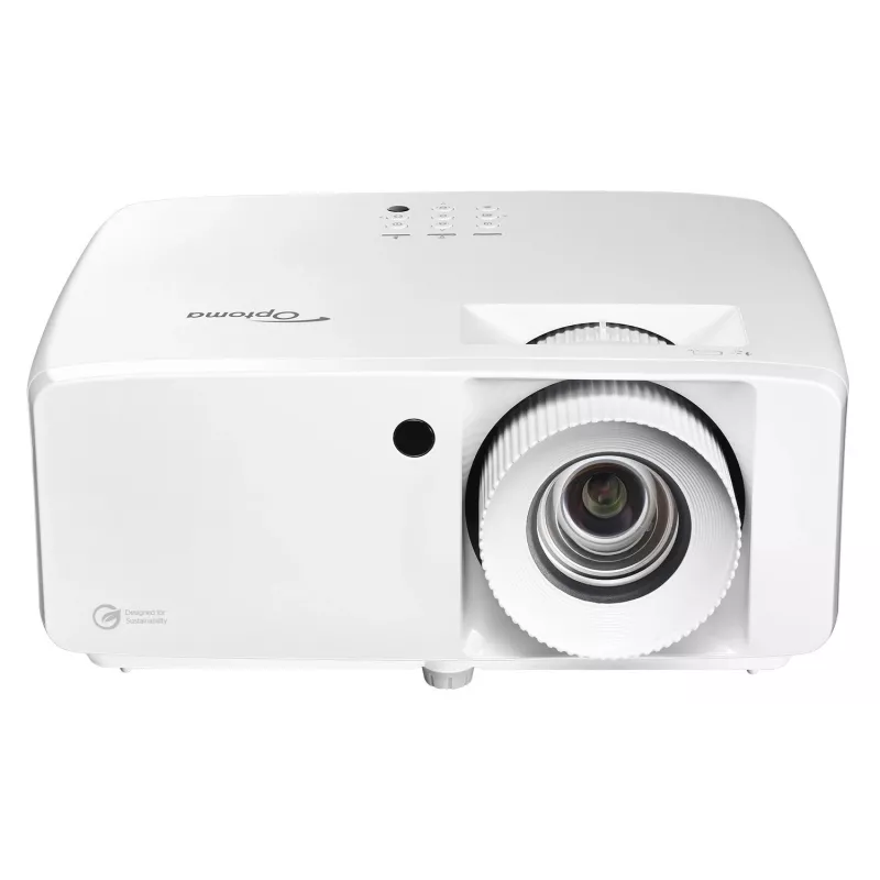 Optoma UHZ67 4K UHD DLP lazerinis projektorius 4300 ANSI liumenų 500000:1 kontrastas baltas