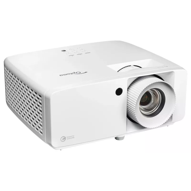 Optoma UHZ67 4K UHD DLP lazerinis projektorius 4300 ANSI liumenų 500000:1 kontrastas baltas