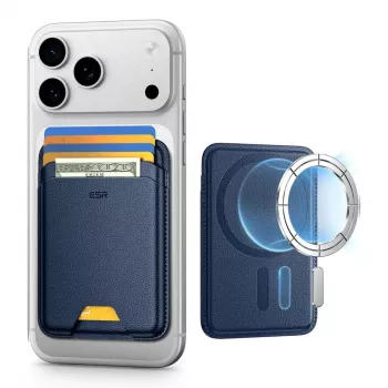 ESR Classic RFID Magnetinė piniginė MagSafe tamsiai mėlyna
