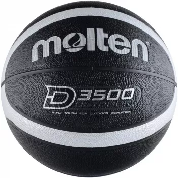Molten B7D3500 KS FIBA patvirtintas 7 dydžio krepšinio kamuolys – aukščiausios kokybės kompozitinė oda, 12 skydelių Giugiaro dizainas, varžyboms patalpose