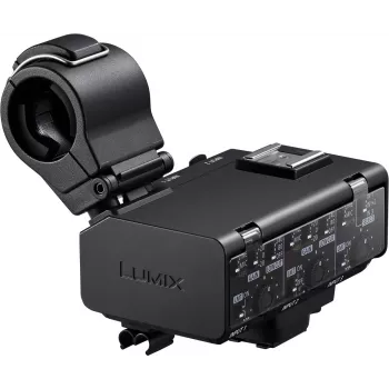 Panasonic DMW-XLR2E XLR mikrofono adapteris su 2 kanalų 24 bitų 96 kHz garsu